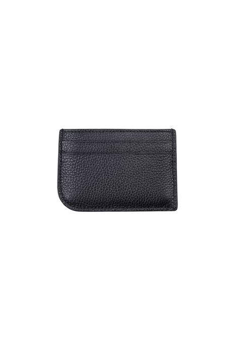 Portacarte In Pelle Nera Con Borchie ALEXANDER MCQUEEN | 813546-AXZ111000